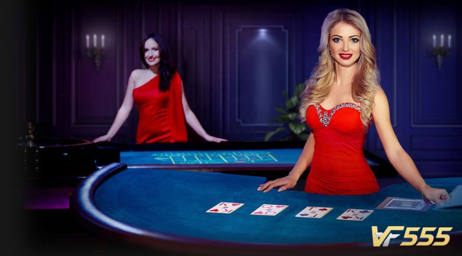 Live Casino với ánh sáng rực rỡ, bàn đấu cao cấp