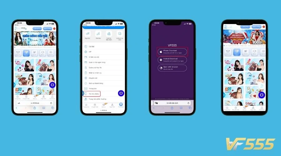 Tải ứng dụng VF555 cho iOS
